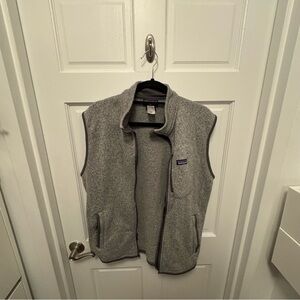 Patagonia Heather Gray Fleece Vest